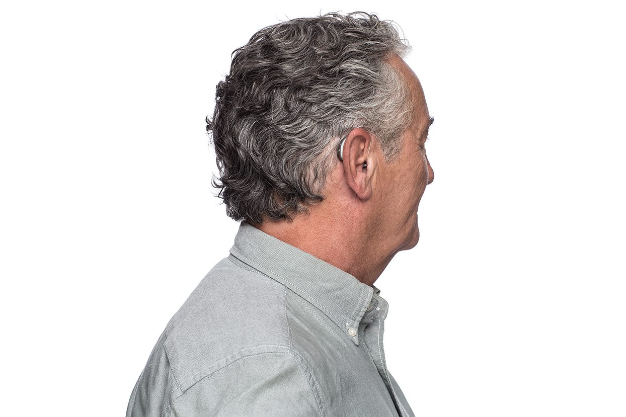 Man facing away Man facing away